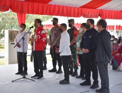Jokowi Tinjau Vaksinasi Anak dan Lansia di Kota Palu