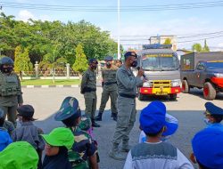 Brimob Polda Sulteng Kenalkan Kendaraan Operasionalnya ke Siswa TK