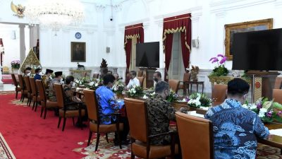 Presiden Jokowi Terima Laporan Tahunan 2021 Ombudsman RI