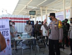 Hadapi Arus balik, Kapolda Sulteng Sidak Pos Pelayanan di 2 Titik