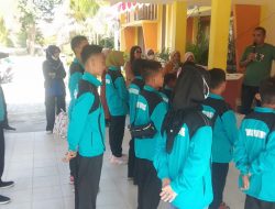 Lepas Kontingen O2SN dan FLS2N, Disdikbud Parimo Dorong Sportivitas