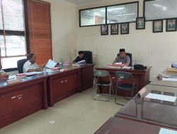 Evaluasi Pelaksanaan Pilkades, Komisi I DPRD Parimo Gelar Rapat Kerja