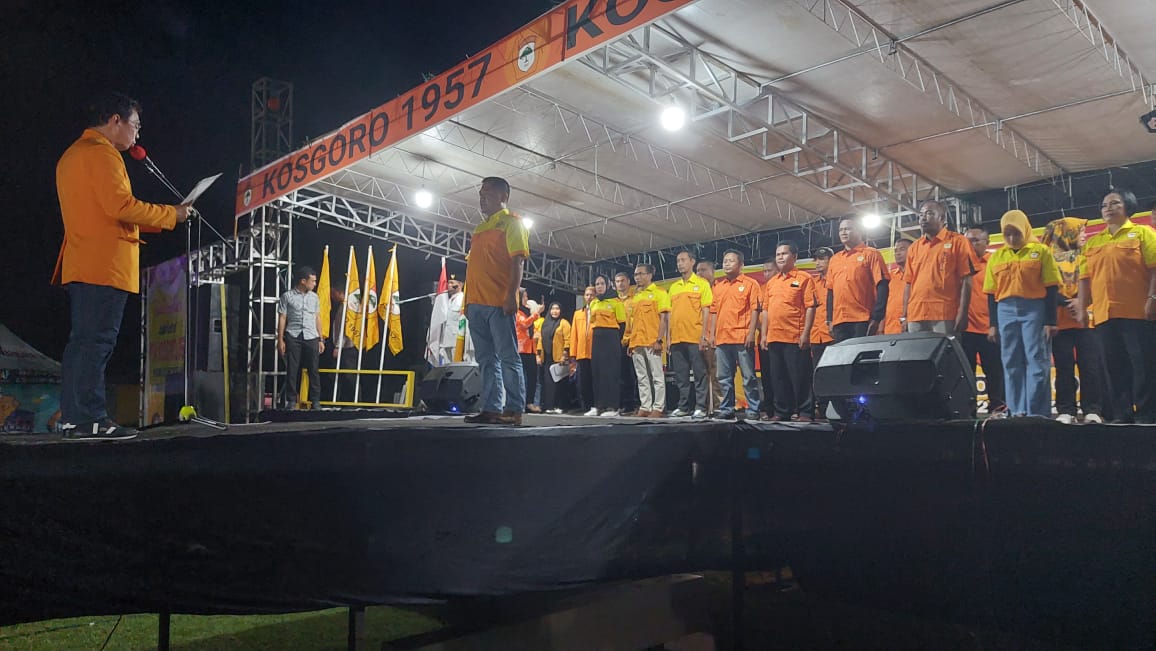 Mohamad Irwan Lantik Pengurus PDK Kosgoro 1975 Kabupaten Parimo