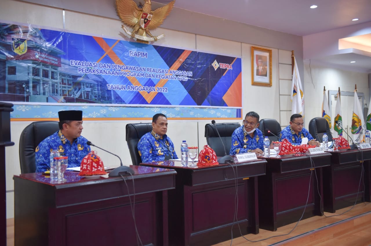 Realisasi APBD Pemprov Sulteng 29,25 %, Urutan ke 22 dari 34 Provinsi