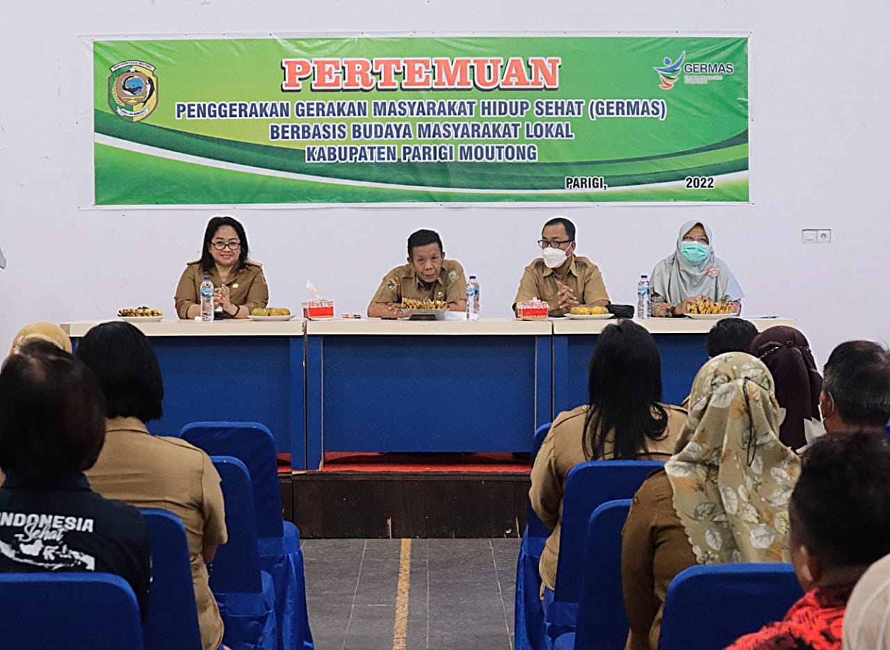 Pemda Parimo Gelar Pertemuan Kampanye Pergerakan GERMAS