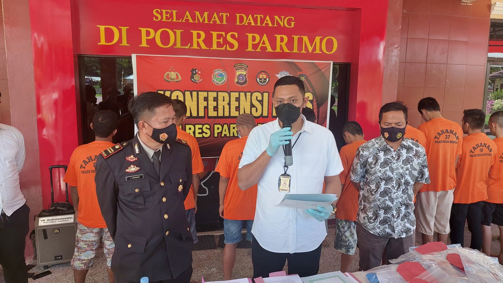 Polres Parimo Tangkap Pelaku Pencurian dan Pembobolan Rumah