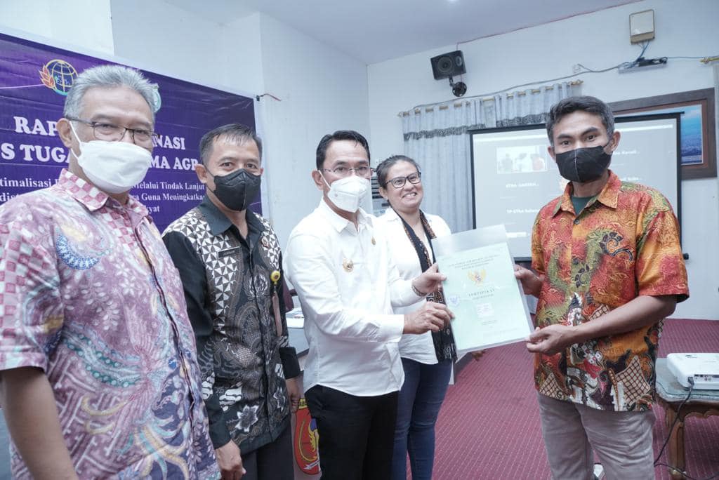 BPN Sigi Gelar Rakor Pelaksanaan Reforma Agraria