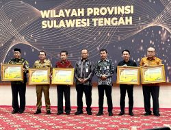 Gubernur dan 3 Bupati di Sulteng Terima Penghargaan di BKN Award 2022