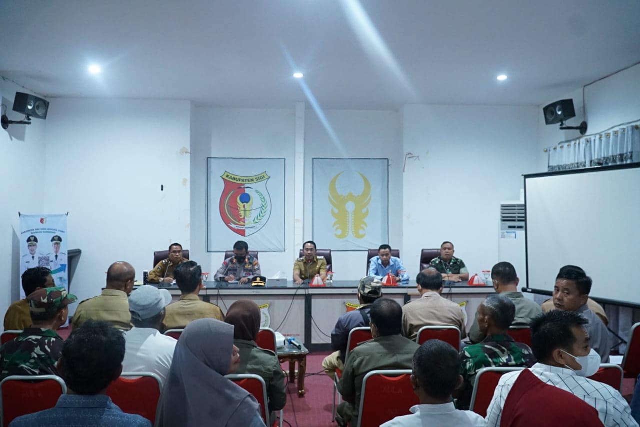 Pemda Sigi Gelar Rakor Antisipasi Gangguan Keamanan Huntap