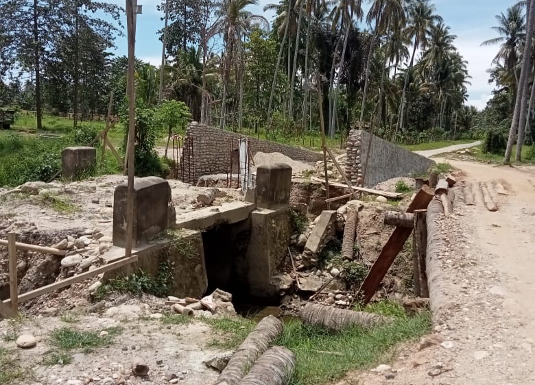 Pembangunan Jembatan Tanggap Darurat Bencana Pinjam Material Masjid