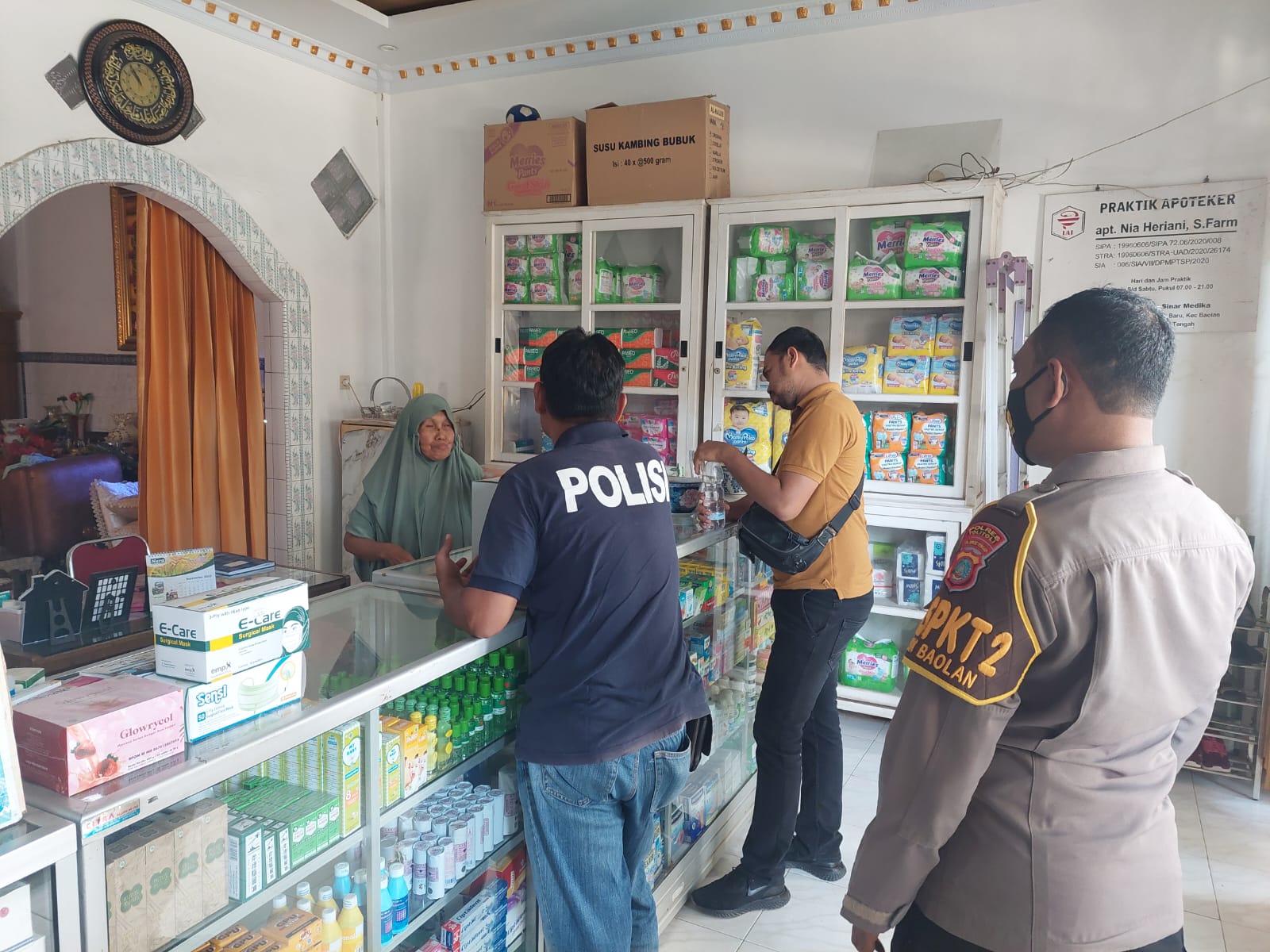 Polres Tolitoli Pantau Peredaran Obat Sirup yang Mengandung Cemaran Etilen Glikol