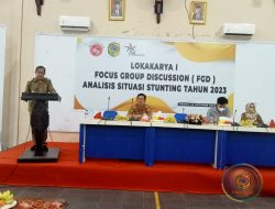 Pemda Parimo Gelar Lokakarya I FGD Analisis Stunting