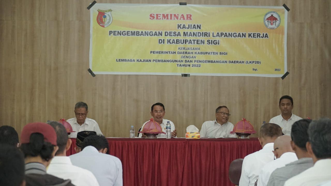 BP3D Sigi Gelar Seminar Kajian Pembangunan Desa Mandiri Lapangan Kerja