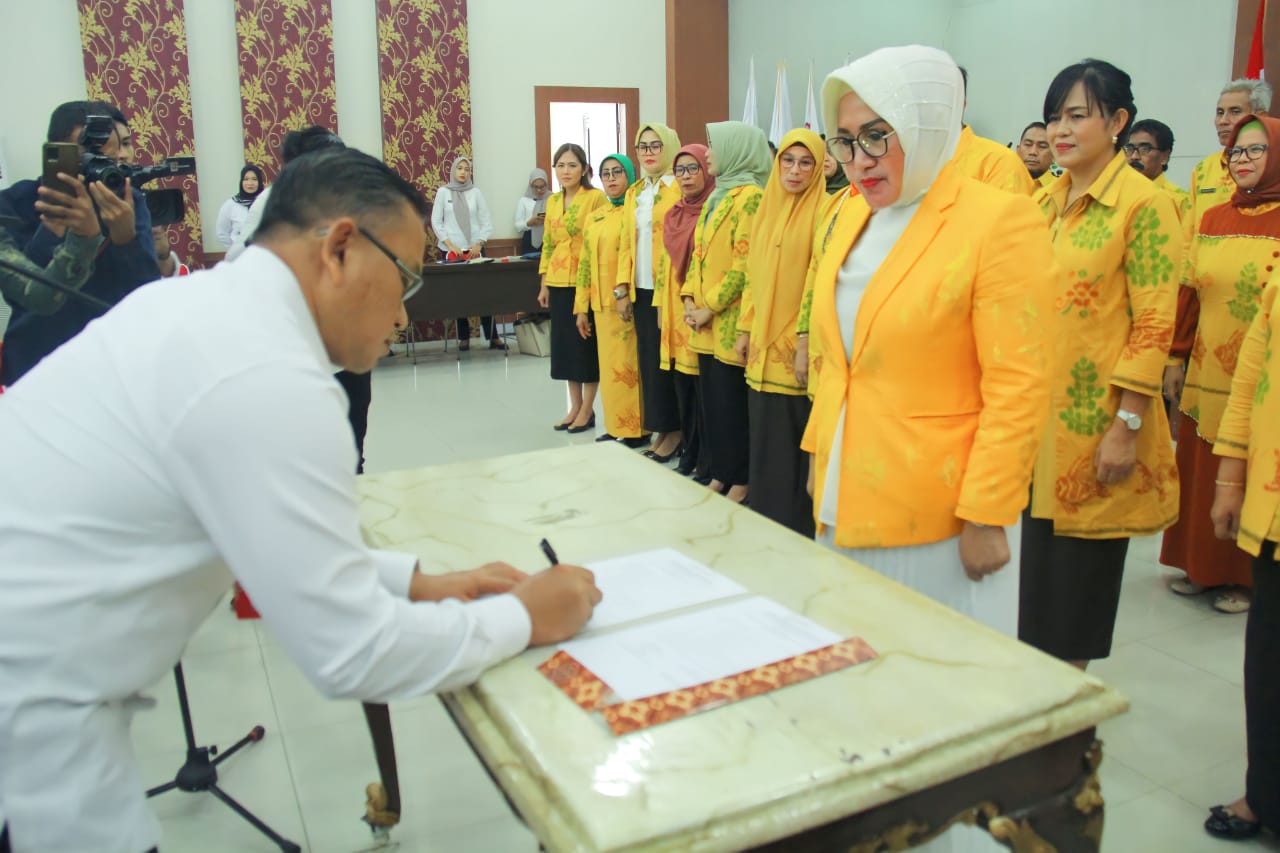 Pemprov Sulteng Gelar Rakor dan Pengukugan Pengurus Forikan