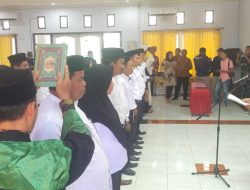 Kepala Sekretariat Panwascam se-Parimo di Lantik