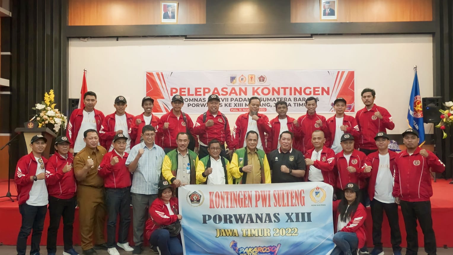 Lepas Kontingen POMNAS dan PORWANAS, Begini Pesan Wagub Sulteng