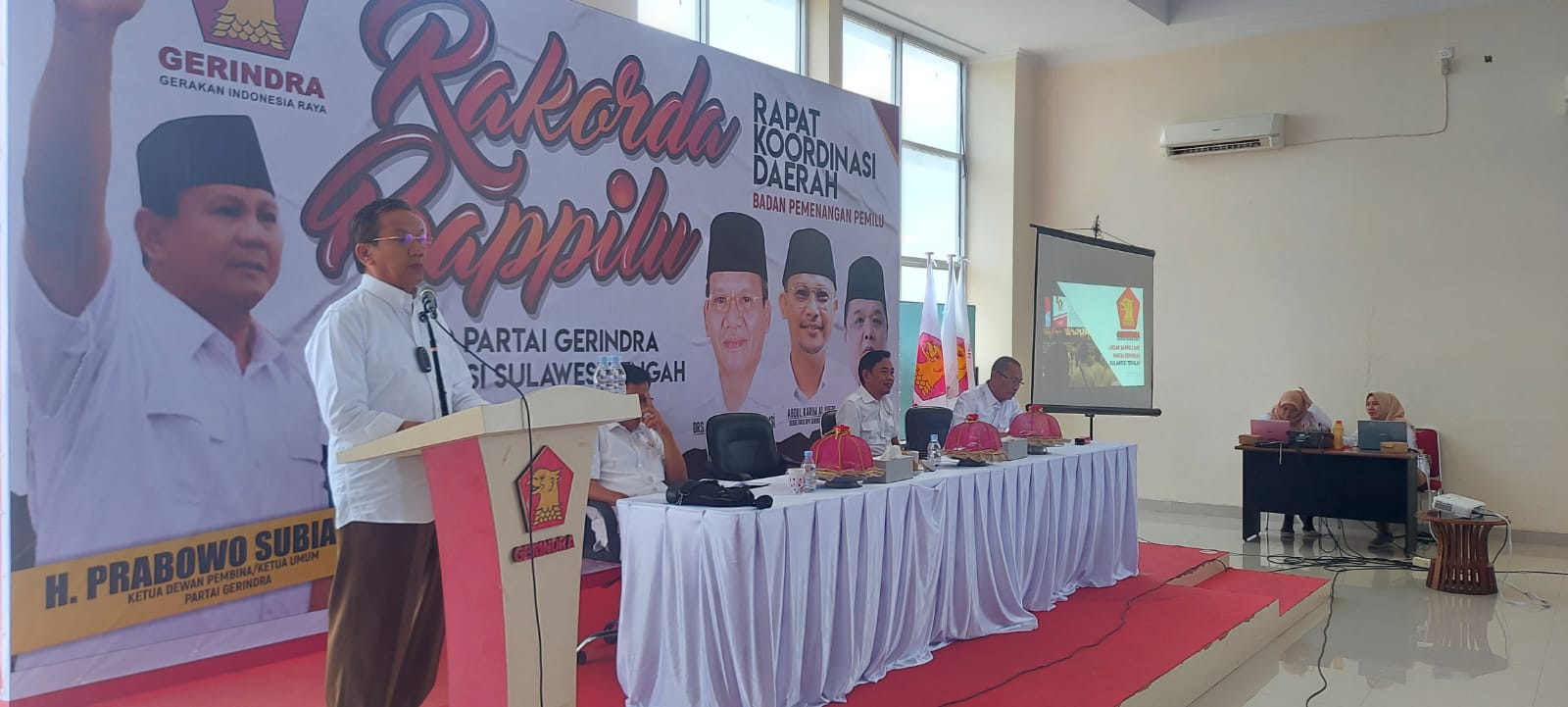 Konsolidasi Akhir Tahun, Gerindra Sulteng Target Rebut Kursi Ketua Dewan