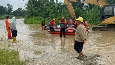 Pria Morut Dilaporkan Hilang, Tim SAR Fokuskan Pencarian di Sungai
