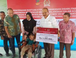 Penyandang Disabilitas di Sigi Terima Bantuan Atensi