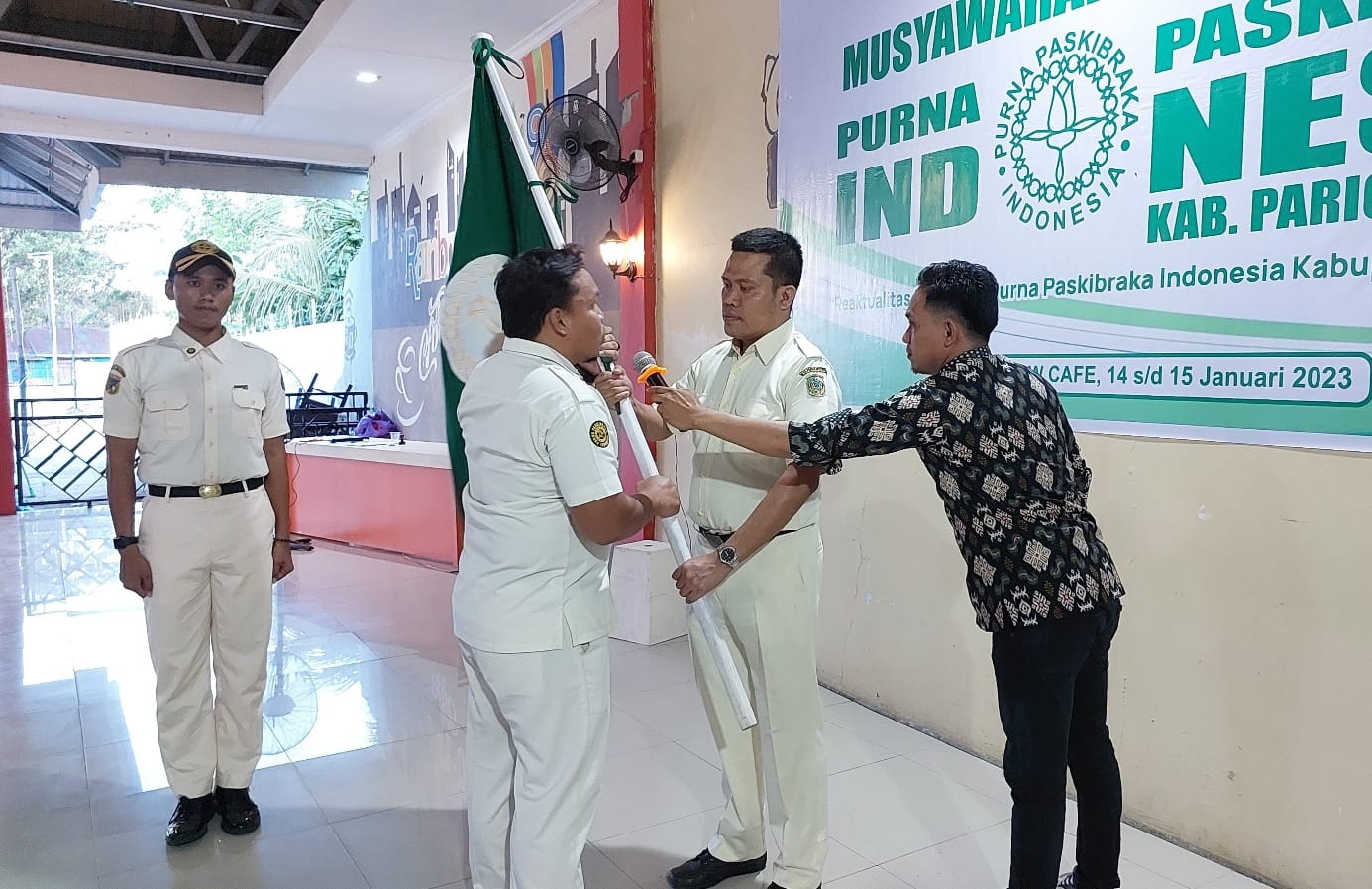 Muskab III, Ibrahim Kembali Pimpin PPI Kabupaten Parimo