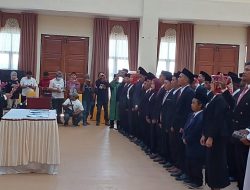 115 Anggota PPK Dilantik, Begini Pesan Ketua KPU Parimo