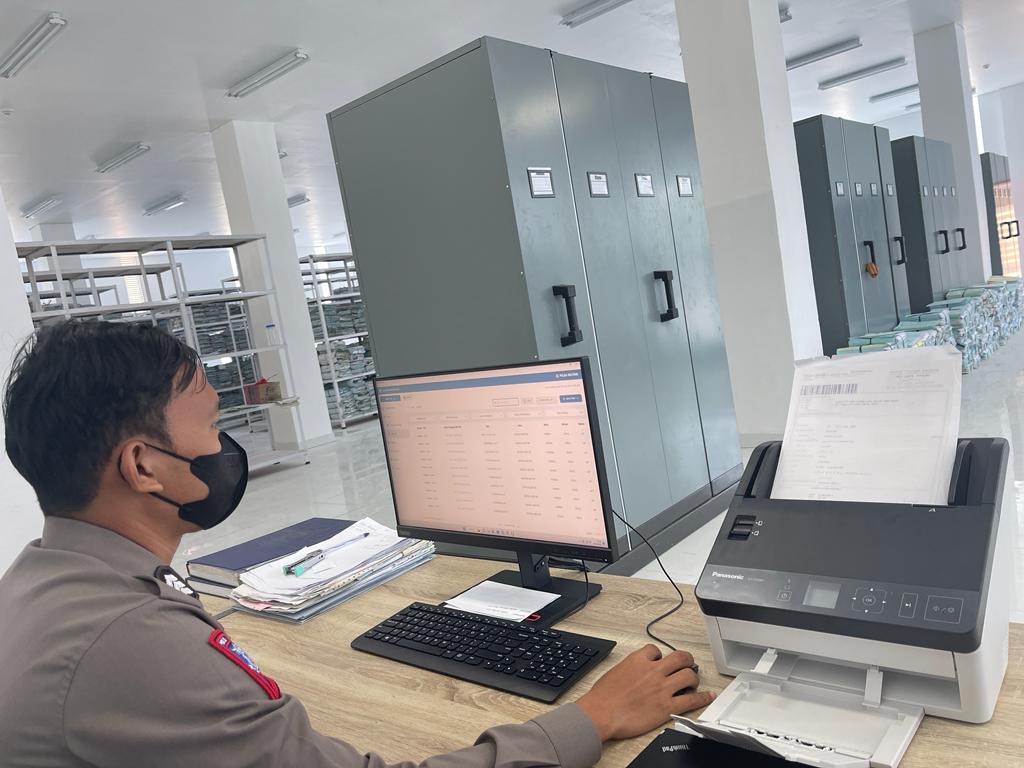 Polda Sulteng Terapkan Arsip Digital Dokumen Kendaraan Bermotor