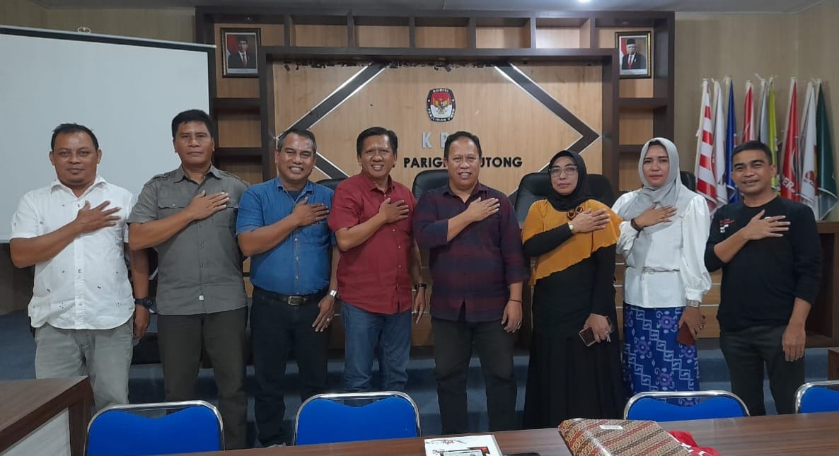 Berkunjung ke KPU Parimo, PSI Bertekad Menangkan Pemilu 2024