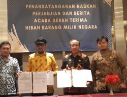 Pemda Parimo Terima Hibah Pelabuhan Penyeberangan Toboli