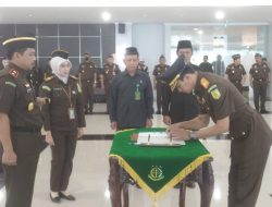 Kajati Sulteng Lantik Wakajati, Koordinator Kejati dan Kajari