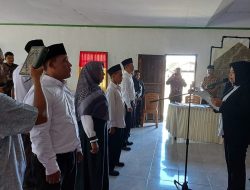 Panwascam Parigi Barat Lantik 6 PKD untuk Pemilu 2024