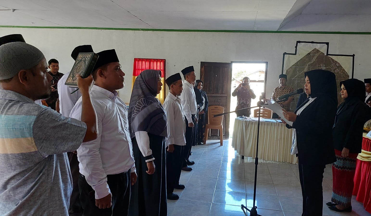 Panwascam Parigi Barat Lantik 6 PKD untuk Pemilu 2024