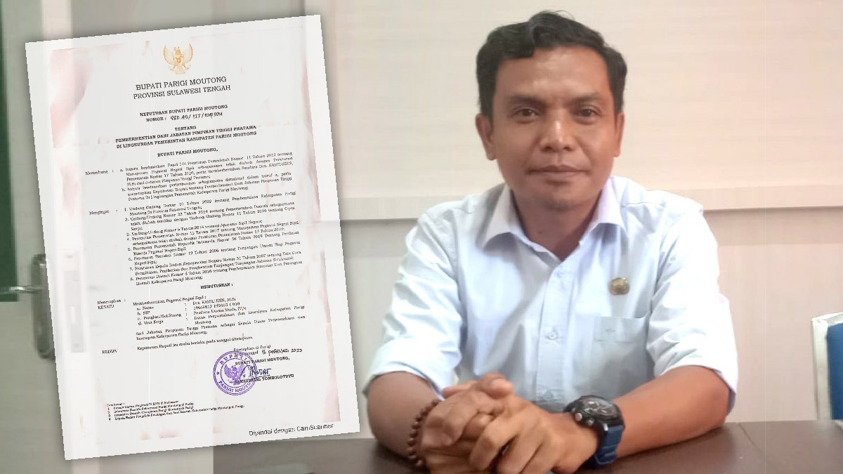 Akui Keliru, BKPSDM Parimo Segera Revisi SK Pemberhentian Pejabat