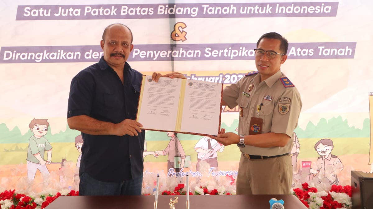 Warga Diharapan Sadar atas Pentingnya Memasang Patok Tanah