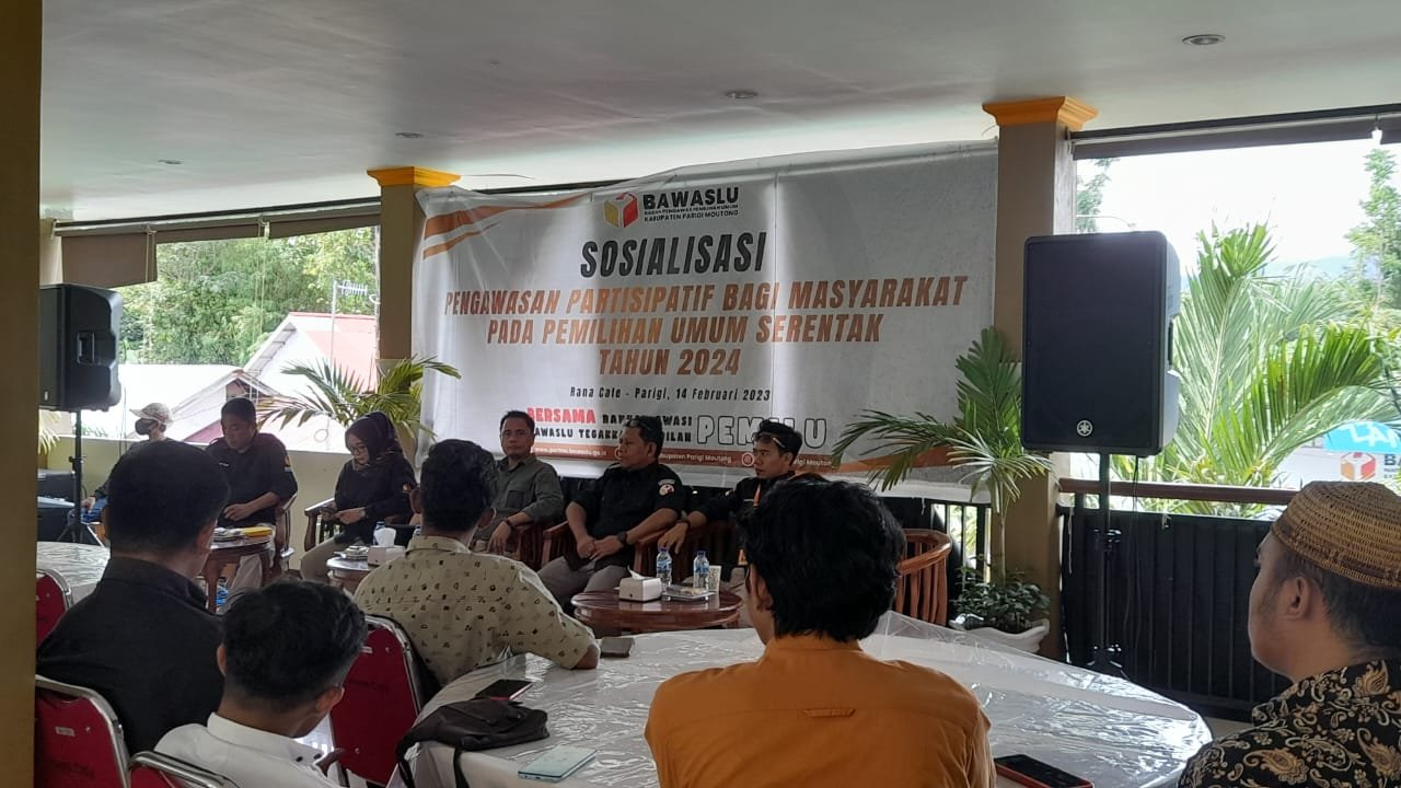Lagi, Bawaslu Parimo Ajak Masyarakat Awasi Pemilu 2023