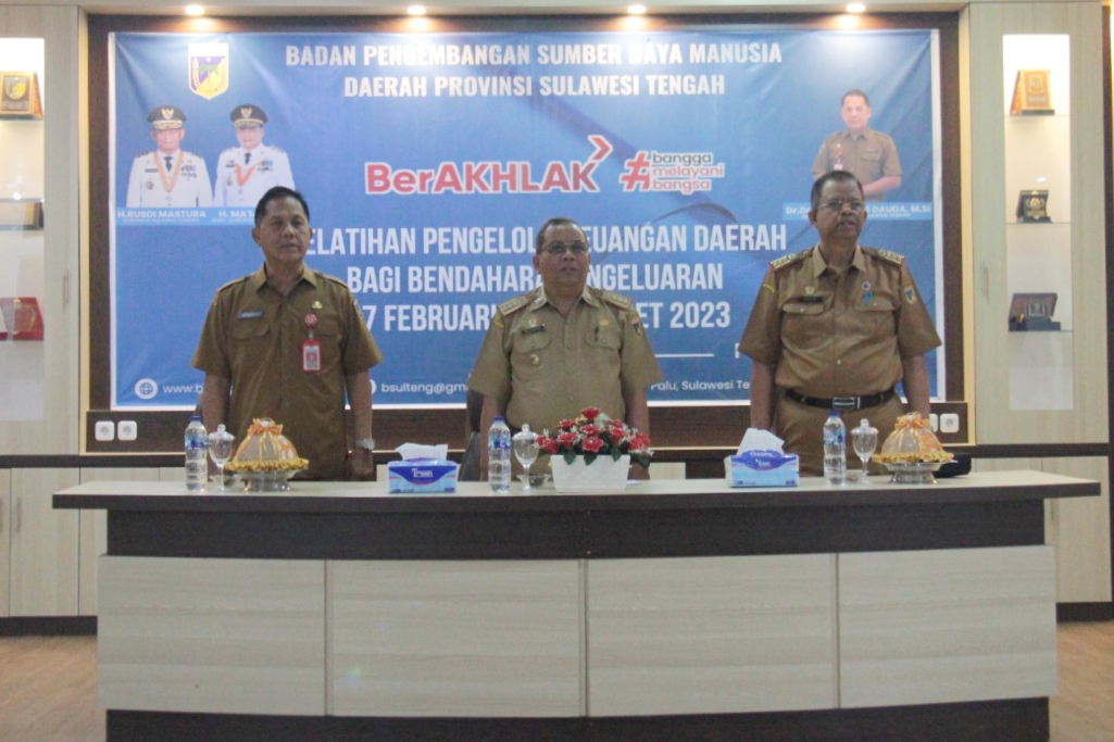 Pemprov Sulteng Gelar Pelatihan Pengelolaan Keuangan Daerah