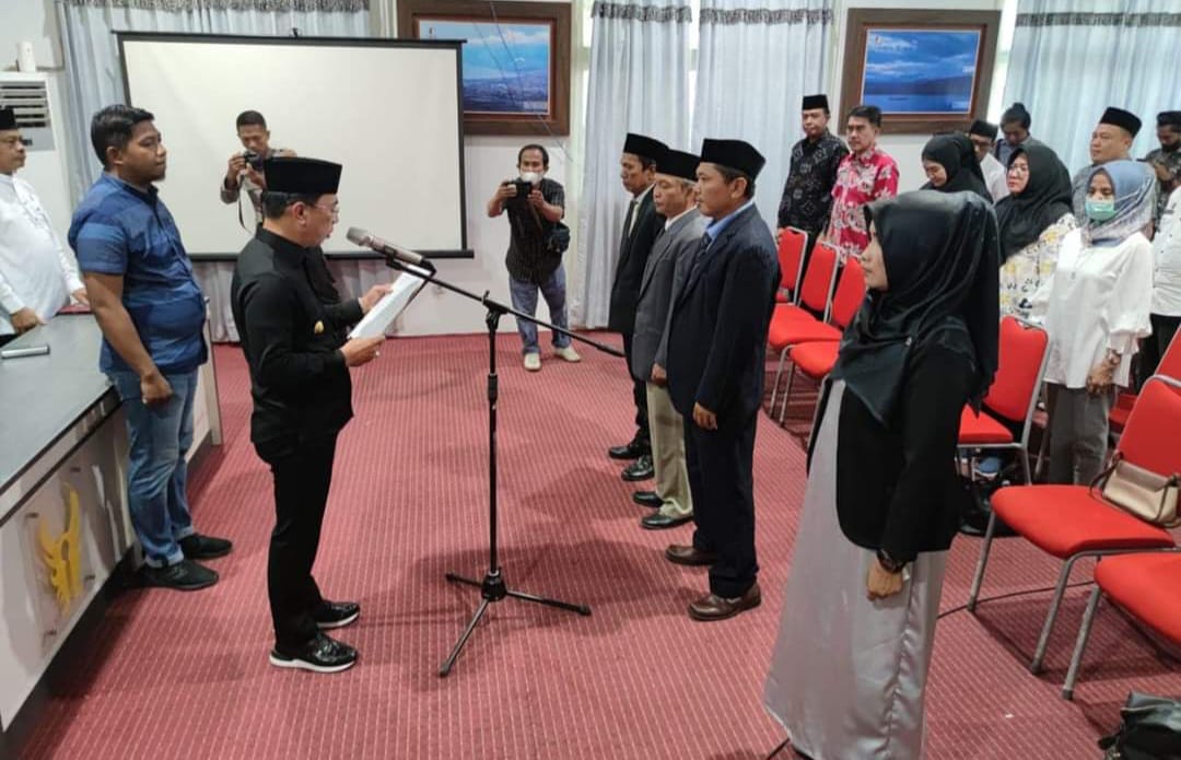 Bupati Irwan Lantik Pimpinan BAZNAS Sigi Periode 2023-2028