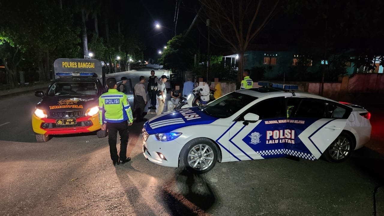 Polisi Gagalkan Aksi Balapan Liar 2 Kelompok Remaja di Luwuk