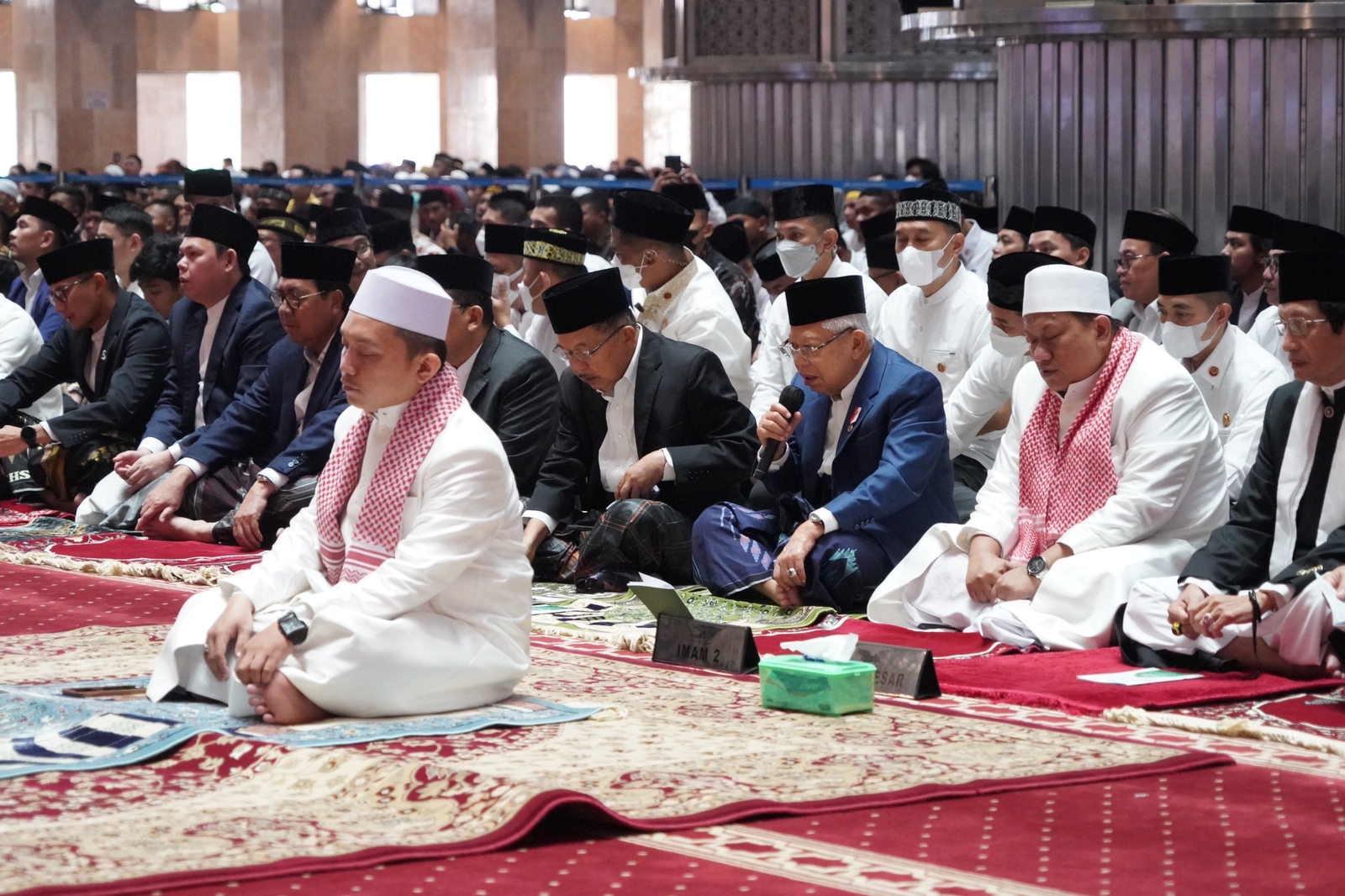 Wapres Laksanakan Sholat Idul Fitri 1444 H di Masjid Istiqlal