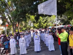 Pawai Budaya dan Lomba Gerak Jalan Warnai Peringatan Hardiknas di Parimo