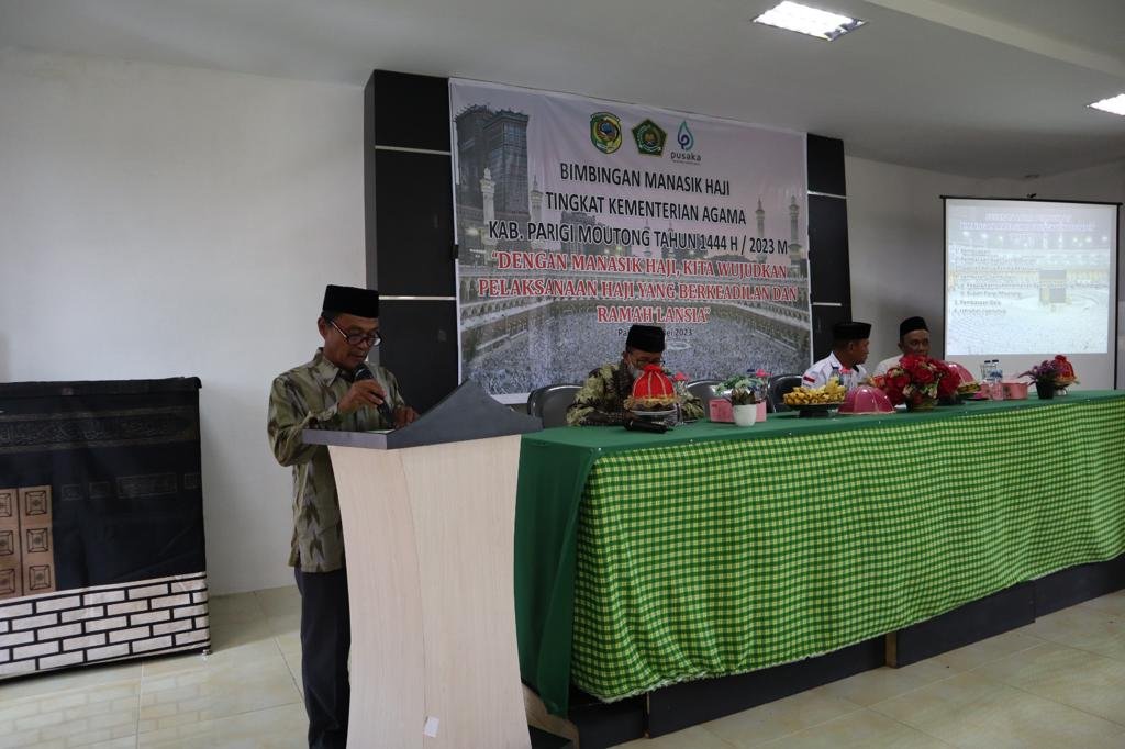 Tingkatkan Pemahaman CJH, Kemenag Parimo Gelar Bimbingan Manasik Haji