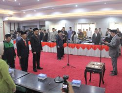 5 Pejabat Pimpinan Tinggi Pratama Pemprov Sulteng Dilantik