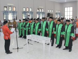 Dewan Hakim, Panitera dan Dewan Pengawas STQH Sulteng Dilantik