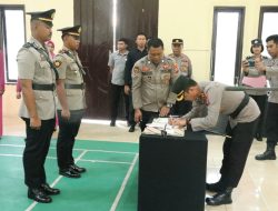 Sertijab di Polres Parimo, Kasat Narkoba dan 2 Kapolsek Berganti