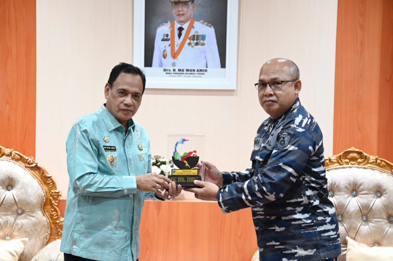 Wagub Sulteng Terima Kunjungan Tim Komsosmar Spotmaral Mabesal TNI AL
