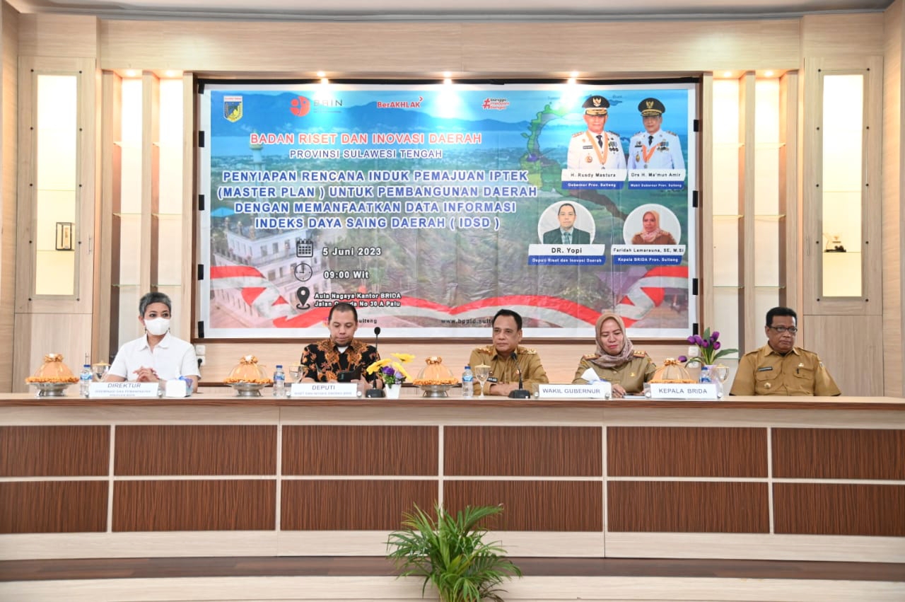 Pemprov Sulteng Gelar Bimtek Indeks Daya Saing Daerah 2023