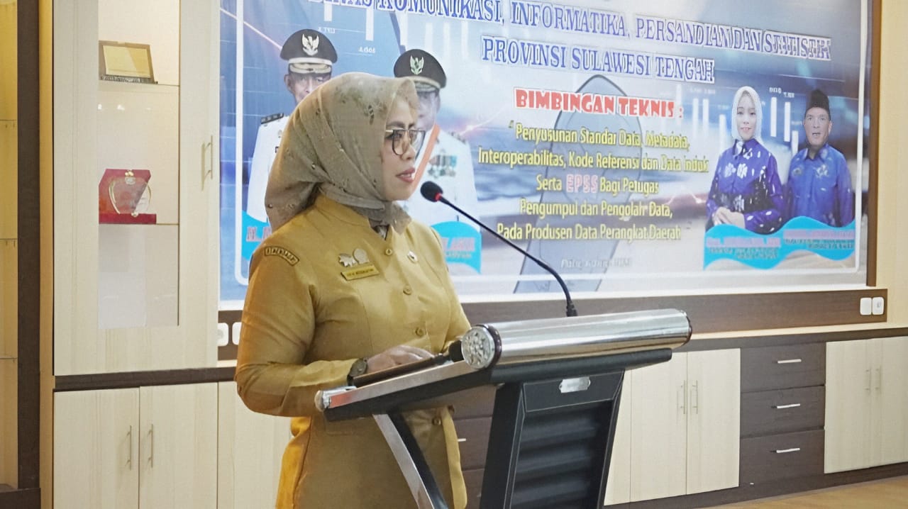 Bimtek Data Statistik Sektoral, Novalina: Wujudkan SDI Tingkat Provinsi Sulteng