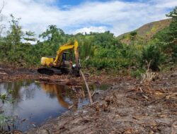 DLH Parimo Hentikan Aktivitas Pembukaan Lahan Tambak di Toboli