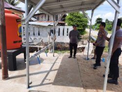 Polres Parimo Bantu Tandon Air Bersih untuk Warga Lebo
