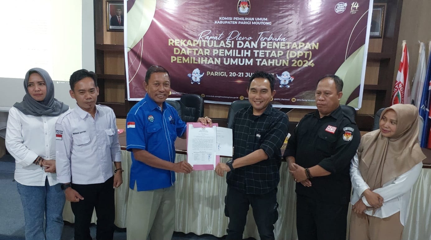 Jumlah DPT Pemilu 2024 di Parimo Meningkat Jadi 326.675 Jiwa