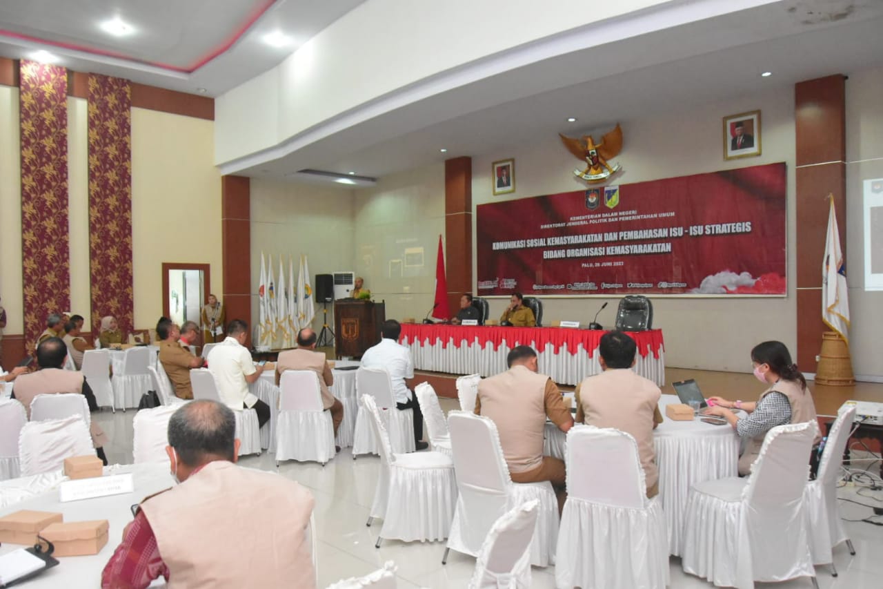 Bahas Isu Ormas, Kemendagri Gelar Komunikasi Sosial Kemasyarakatan di Palu